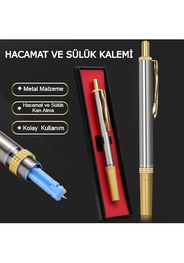 Devix Tekli Lanset Kalemi Delme Kalemi Hacamat Kalemi Sülük Kalemi Metal