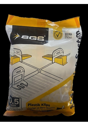 Sgs 6172 Derz Seviye Tespit Klipsi 0,5mm 100ad