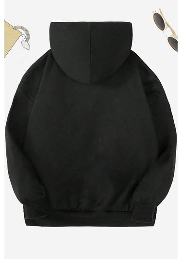 Çocuk Kafadar Ayılar Baskılı Sweatshirt Siyahh4 Siyah