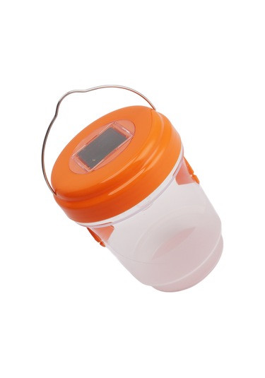 Dianziye Güneş Enerjili Led Yellow Jacket Tutucu - Su Geçirmez Abs Malzeme İle Bahçe, Bağ Ve Tarla İçin Etkili Arı Tuzağı