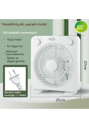 Eternal Luck Elektrikli Fan Ev Tipi Masaüstü Fan