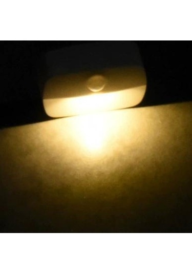 Skycity Led Pır Vücut Algılama Akıllı Gece Lambası - Merdiven, Dolap, Şifonyer Için Islak Beyaz 4'lü Paket Pil Dahil Değil Beyaz