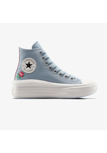 Converse Chuck Taylor All Star Motion Rose Kadın Mavi Platform Sneaker A12571c Mavi