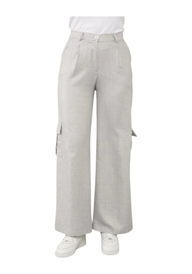Levidor Kaadın Kargo Pantolon 410077 Gri