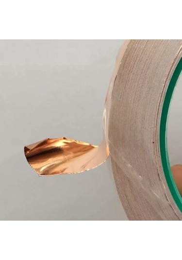 20 MM X 20 Mt Çift Taraflı İletken Bant Bakır Folyo Kapton Bandı