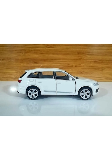 Welly Audı Q7 1/36 Ölçek Beyaz Çek Bırak Metal Model Araba