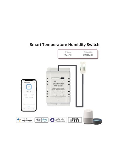 Pazly İnternet Bağlantılı Sıcaklık Anahtarı: Mobil Kontrol, Ifttt, Alexa & Google Ses Kontrolü