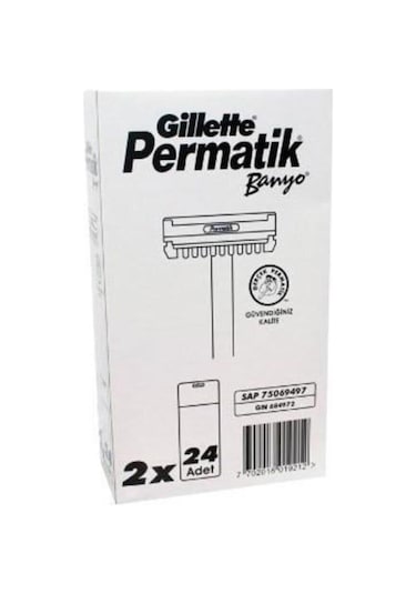 Gillette Permatik Banyo Kartela 48'li
