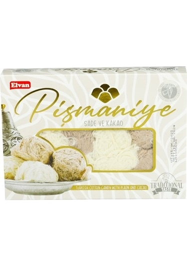 Elvan Pişmaniye Sade ve Kakao 240 Gr. (1 Paket)