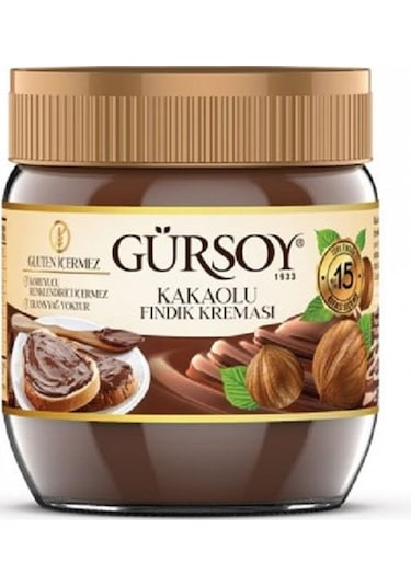 Gürsoy Kakaolu Fındık Kreması Glutensiz 400 G