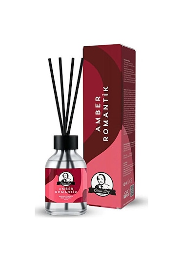 Özcan 50ml. Amber Romantik Bambu Cubuklu Oda Kokusu Kolonya