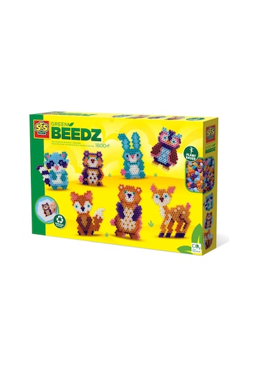 Ses Creative Green Beedz - Eko Ütü Boncukları - Orman Hayvanları