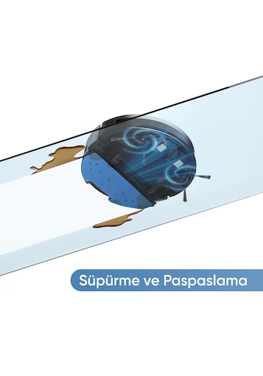 Şımart Katya Z Akıllı Robot Süpürge Mop Özellikli