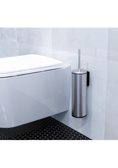 Primanova Cigo Paslanmaz Çelik Tuvalet Fırçası Duvara Monteli