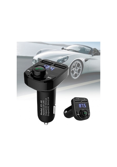 Carx8 Micro Sd Usb Girişli Bluetooth Araç Kiti Fm Transmitter