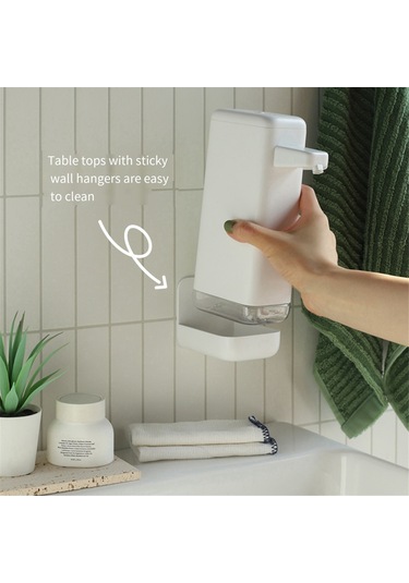 Anjiexun Tam Otomatik Endüktif Sabunluk A İnci Beyazı