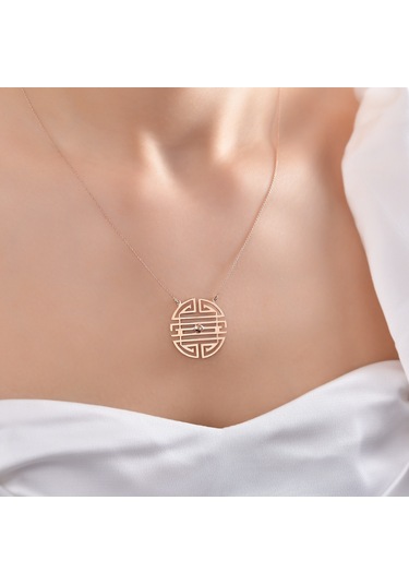 Ariş Kelt Dostluk Sembolü Altın Kolye