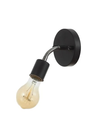 Bayerlux Duvar Aplik Lambası Loft E27 40w 154907351 Siyah