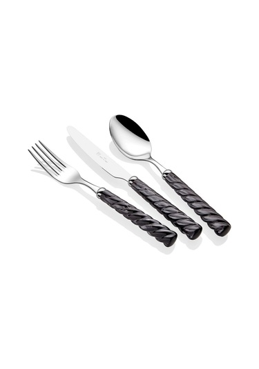 Vito Siyah 75 Parça Çatal Bıçak Seti Diğer