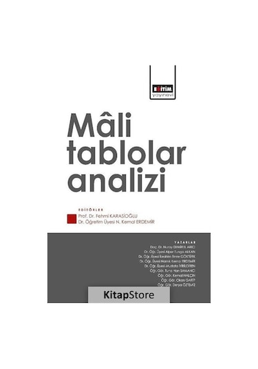 Mali Tablolar Analizi / Kolektif