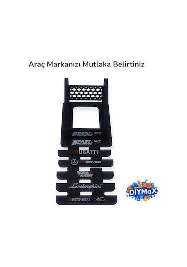 Speed Champions Standı Araç Sergileme Aparatı Model Vitrin Standı - Siyah