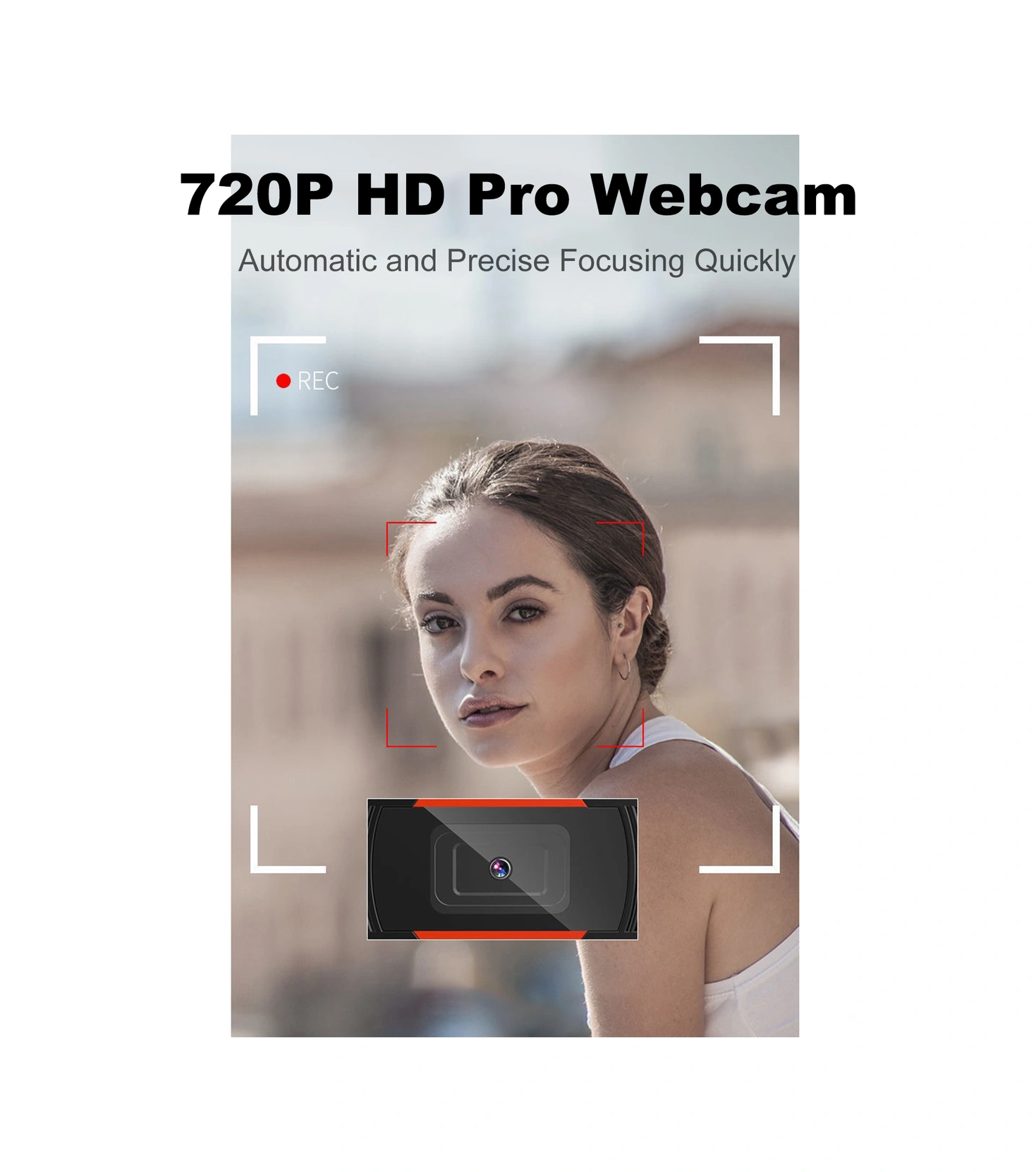 Youmex Usb 2.0 Web Kamera, 720p Hd, 120 Geniş Açı, 80 Ayarlanabilir, Gürültü Engelleme Mikrofon, Plug & Play, Çeşitli Yazılımlarla Uyumlu Qq, Skype, Facebook