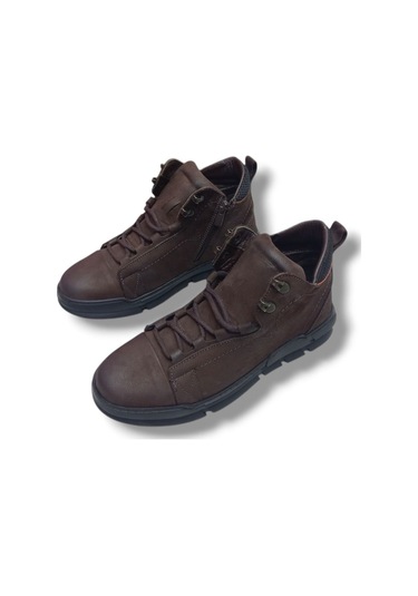 Growish Gr0250 Hakiki Greyzır Deri Kaydırmaz Taban Erkek Bot Kahverengi