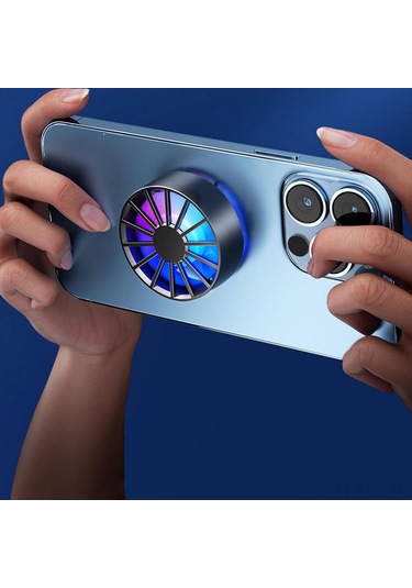 Konesam Al06 Akıllı Telefon Ve Tablet Soğutucu - Manyetik Sogutma, Hızlı Isı Alma, Düşük Gürültü - Siyah