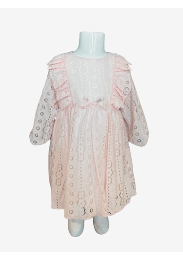 Flexi Kız Bebek Elbise-485 Pembe