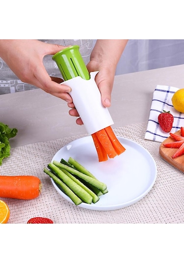 Cbtx Sebze Salatalık Bölücü Havuç Dilimleyici Bölücü Gadget Kesme Aleti