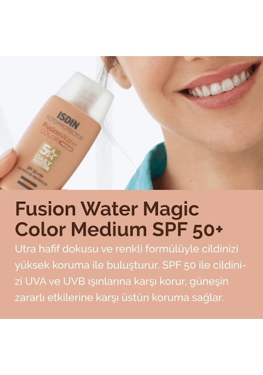 Isdin Fotoprotector Fusion Water Color Magic Spf50 Medium 50 ML