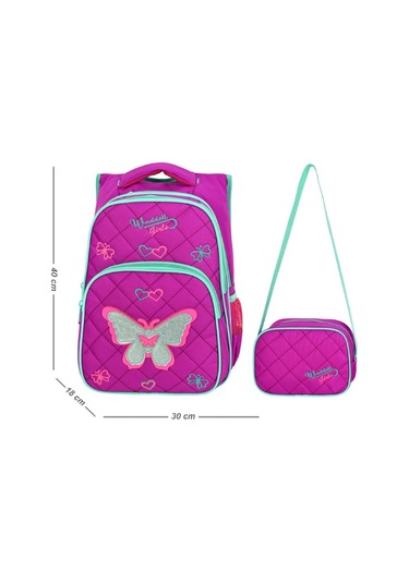 Waddell Bag Kelebek Okul Sırt Çantası - Waddell Kız Okul Çanta Se
