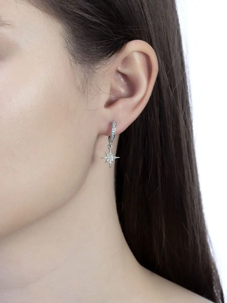 Gold Plaza Jewelry Gümüş Yıldız Küpeler 86171056 Diğer