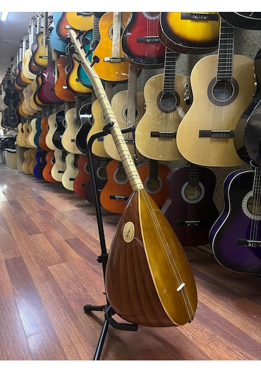 Kısa Sap Maun Ağacı 40 Tekne Jak Girişli Bağlama Kod9538