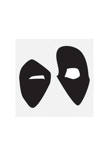 Deadpool Oto Cam Özel Yeni Sticker 20 15 Cm