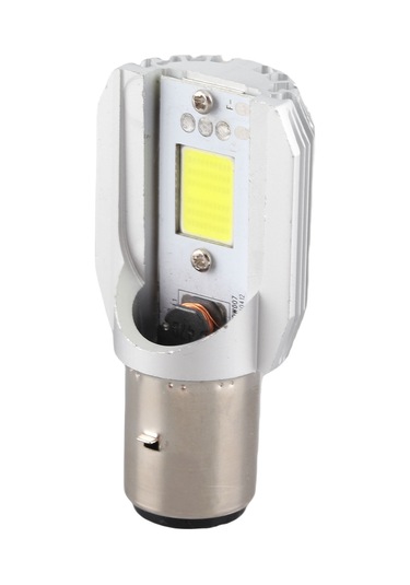 Springsun Motorcycle Ba20d Led Far-kısa Işık, Cob Teknoloji, Yüksek Parlaklık, Uçak Alüminyum Soğutucu, 50.000 Saat Ömür, Evrensel Motosiklet/skuter Uyumlu