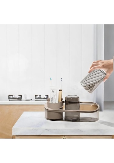 Pazly Ve Tutucu Suntek Organizatör Modern Fırçası Diş Bardak Banyo Mw Diğer