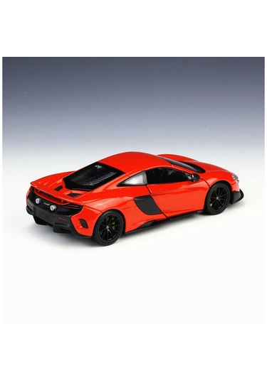 Welly 1/24 Mclaren 675lt Turuncu Metal Model Oyuncak Araba