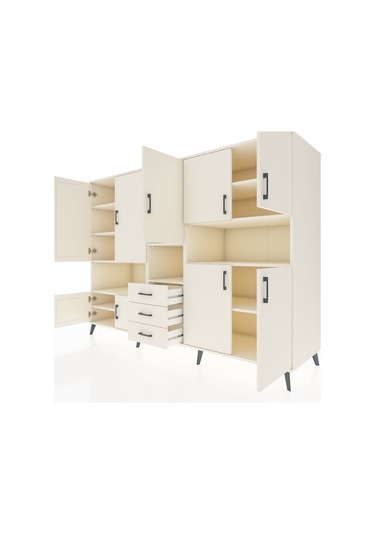 Kronos Dolap 13 Raflı 3 Çekmeceli 9 Kapaklı 220x59x163 Aytaşı-ayt Aytaşı-aytaşı