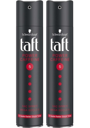 Taft Power Kafein Sprey 250 ml X2