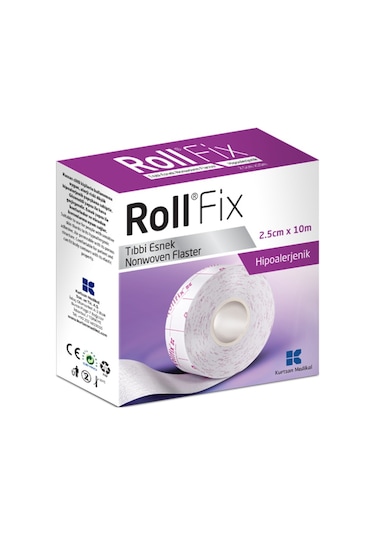 Roll Fix Tıbbi Esnek Flaster 2.5 CM x 10 M