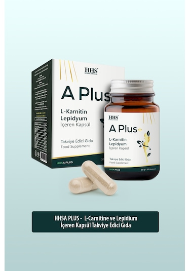 A Plus L-carnitine Lepidium Bitkisel Kapsül Aromasız