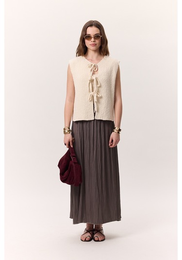 Crush Saten Etek Vizon Vizon