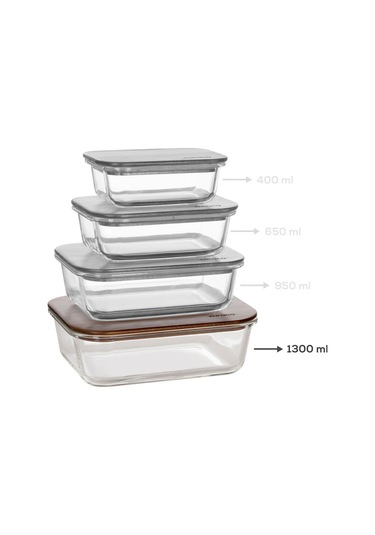 Karaca Karya Acacia Saklama Kabı 1300 Ml