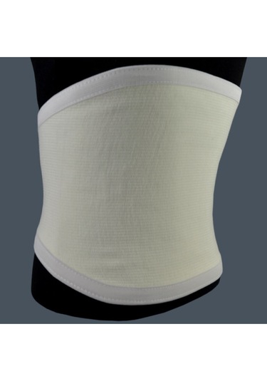 Saf Yün Ortopedik Angora Cırtlı Korse Krem