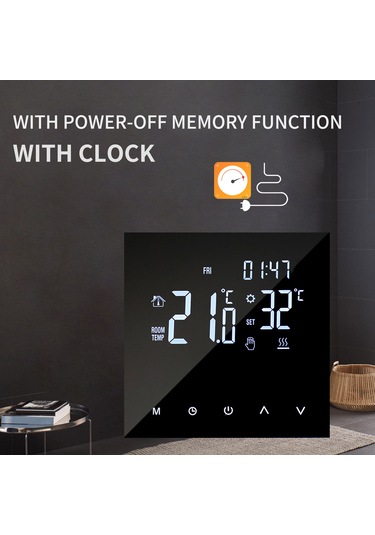 Aubyhe Akıllı Programlanabilir Termostat Me82h: Ev, Ofis Ve Daha Fazlası İçin Esnek Sıcaklık Kontrolü