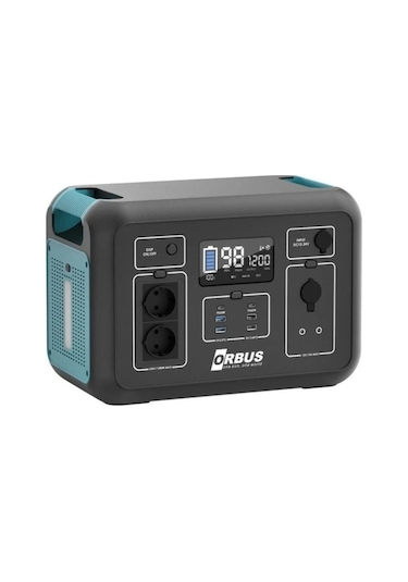 Orbus 1200w 1132wh Power Station Taşınabilir Güç Kaynağı Güç İstasyonu