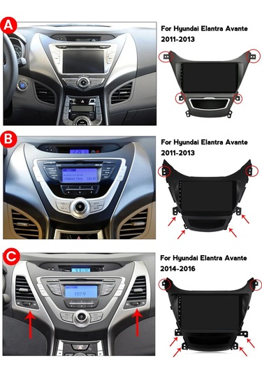 Hyundaı Elentra 2014-2016 Multimedya Navigasyon Usb Kamera Carplayer 6 Ram