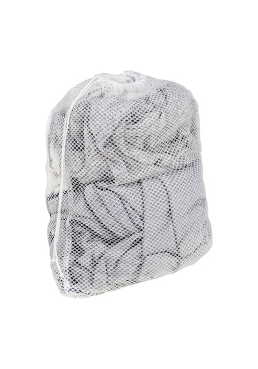 Midi Çamaşır Yıkama Filesi 10'lu Set Beyaz