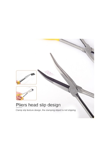 11 İnç Çok Fonksiyonlu 45 Derece Bükme İğne Burunlu Pense El Aleti